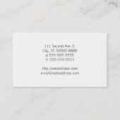 あなたの正方形の写真はそれをあなた自身します 名刺 (裏面)