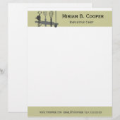 あなたの武器の総料理長のプロフェッショナルを選んで下さい レターヘッド (正面/裏面)