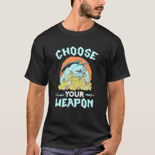 あなたの武器サイコロを選択Rpgペン紙Roleplay Dra Tシャツ