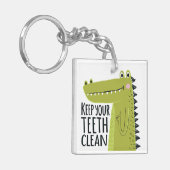 あなたの歯をきれい保って下さい キーホルダー (正面左)