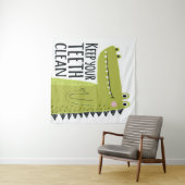 あなたの歯をきれい保って下さい タペストリー (インサイチュ(横))