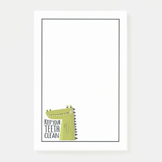 あなたの歯をきれい保って下さい ポストイット (正面)