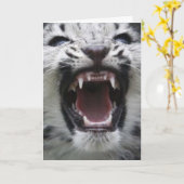 あなたの歯を示して下さい カード (黄色い花)