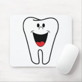 あなたの歯科練習のためにカスタマイズ可能な幸せな歯 マウスパッド (マウス)
