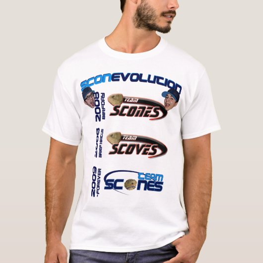 あなたの歴史を学ぶ間、Scone Tシャツ (正面)