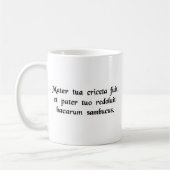 あなたの母はハムスターおよびあなたの父......でした コーヒーマグカップ (左)