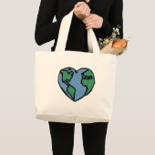 あなたの母を愛して下さい ラージトートバッグ (正面(商品))