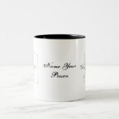 あなたの毒を挙げて下さい ツートーンマグカップ (中央)