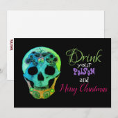 あなたの毒を飲んで、メリークリスマス 招待状 (正面/裏面)