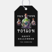あなたの毒ハロウィンカクテルパーティーを選ぶ ギフトタグ (正面)