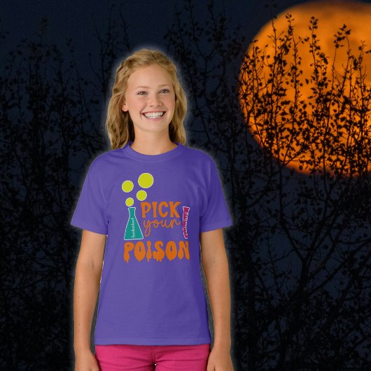 あなたの毒ハロウィーンのおやつ選ぶ Tシャツ