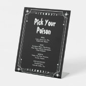 あなたの毒ハロウィーンバーを選ぶ 台座サイン (正面)