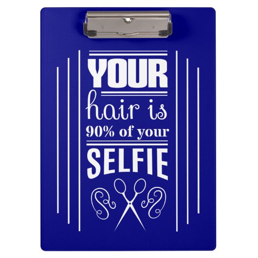 あなたの毛はあなたのSelfieの90%です クリップボード (正面)