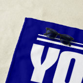 あなたの毛はあなたのSelfieの90%です ビーチタオル (インサイチュ)