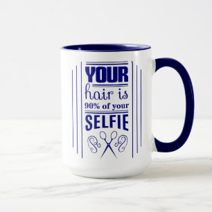 あなたの毛はあなたのSelfieの90%です マグカップ