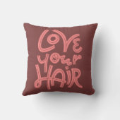 あなたの毛を愛して下さい クッション (裏面)