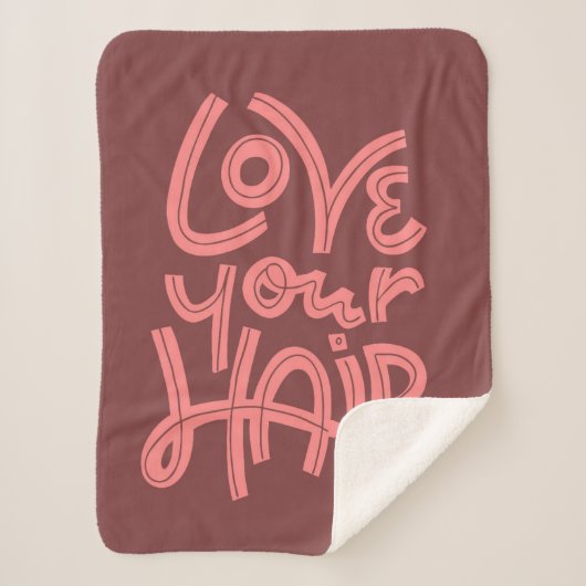 あなたの毛を愛して下さい シェルパブランケット (正面)