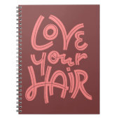 あなたの毛を愛して下さい ノートブック (正面)