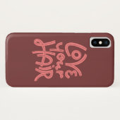 あなたの毛を愛して下さい Case-Mate iPhoneケース (裏面(横))