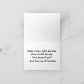 あなたの毛皮の子供からバレンタインデーを幸せに カード (内部)