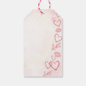 あなたの永遠のバレンタインギフトラベル ギフトタグ (裏面)