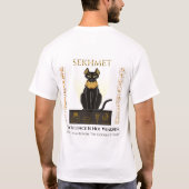 あなたの沈黙は弱さではありません。それは嵐の前の静けさです Tシャツ (裏面)