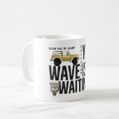 あなたの波が待っている コーヒーマグカップ (正面左)