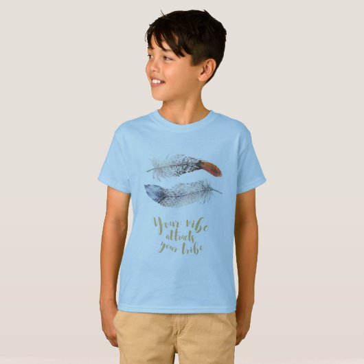 あなたの波動はあなたのトリビを引き寄せる Tシャツ (正面フル)