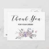 あなたの注文カードをありがとう ポストカード (正面/裏面)