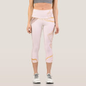 あなたの流れを見つける：女性のためのヨガパンツ&レギンス カプリレギンス (正面)