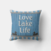 あなたの湖をこれに置パーソナライズされたく クッション (裏面)