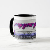 あなたの溝のマグの上 マグカップ (正面左)