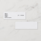 あなたの漢字の名刺 スキニー名刺 (正面/裏面)