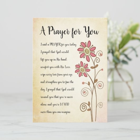 あなたの為の祈りカード カード (スタンド正面)