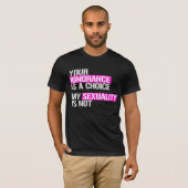 あなたの無知は選択である Tシャツ (正面フル)