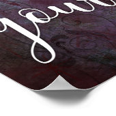 あなたの焦点はどこにありますか。 タイポグラフィの素朴な抽象芸術2 ポスター (角)