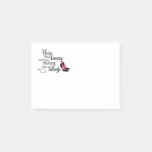 あなたの熱狂するなポスト・イットを隠して下さい ポストイット (正面)