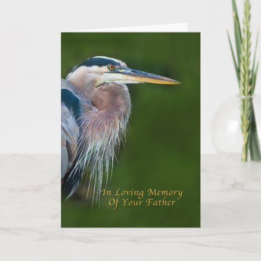 あなたの父を記念して父の日、 カード (正面)