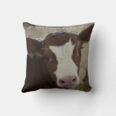 あなたの牛の写真悔やみや弔慰私を持っていたモー クッション (裏面)