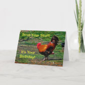 あなたの物をもったいぶって歩いて下さい-あなたの誕生日です!  カード (正面)