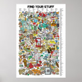 あなたの物を見つける。200以上のアイテムを検索！ ポスター (正面)