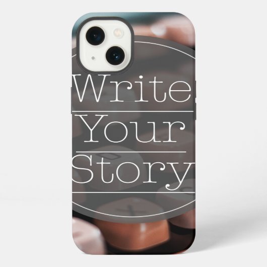 あなたの物語を書こう iPhoneケース (裏面)