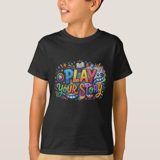 あなたの物語を演じろ Tシャツ (正面)