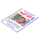 あなたの特別な女の子のためのノート日記をカスタマイズ ノートブック (左側)