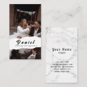 あなたの特別な日をキャプチャ，プロフェッショナル写真 名刺 (正面/裏面)
