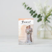 あなたの特別な日をキャプチャ,プロフェッショナル写真 名刺 (スタンド正面)