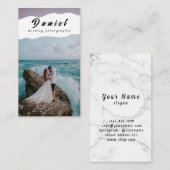 あなたの特別な日をキャプチャ，プロフェッショナル写真 名刺 (正面/裏面)