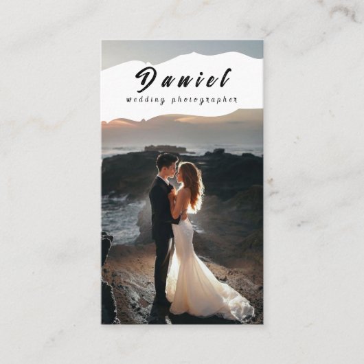 あなたの特別な日をキャプチャ,プロフェッショナル写真 名刺 (正面)
