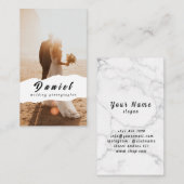 あなたの特別な日をキャプチャ，プロフェッショナル写真 名刺 (正面/裏面)