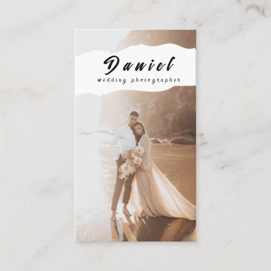 あなたの特別な日をキャプチャ，プロフェッショナル写真 名刺 (正面)